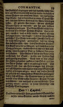Das VI. Capitul.