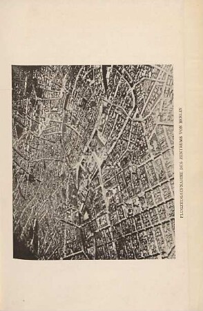 Flugzeugaufnahme des Zentrums von Berlin