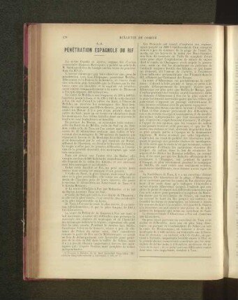La Pénétration Espagnole Du Rif.