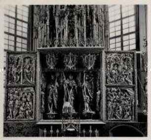 Kefermarkt, Pfarrkirche, Altar (Detail)