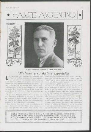 Arte argentino - Malanca y su última exposición