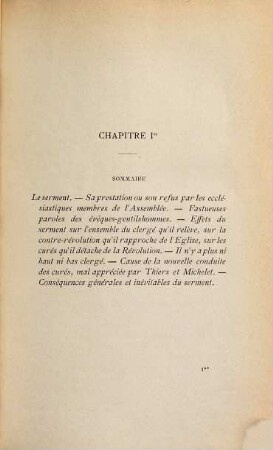 Histoire du Clergé pendant la révolution française par Bertrand Robidou, 2