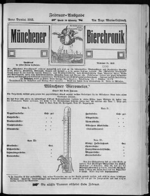 Münchener Bier-Chronik, 1912
