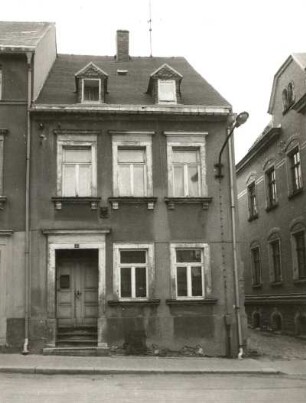 Marienberg, Bergstraße 5. Wohnhaus. Straßenfront