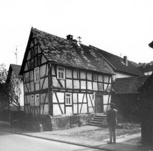 Fachwerkwohnhaus; Ranstadt, Lauenburgstraße 4