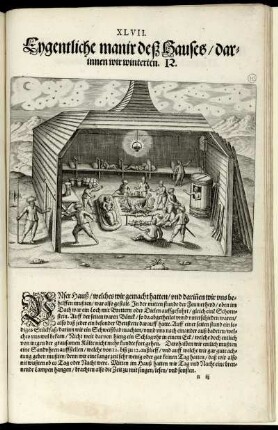 XLVII. Eygentliche manir deß Hauses, darinnen wir winterten. 12.