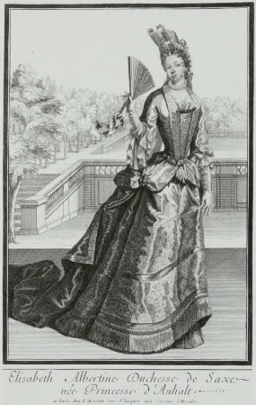 Bildnis Elisabeth Albertine von Anhalt-Dessau, Herzogin (Heinrich von Barby) von Sachsen-Weißenfels