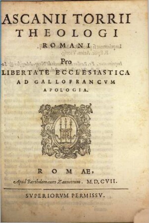 Pro libertate ecclesiastica ad Gallofrancum apologia