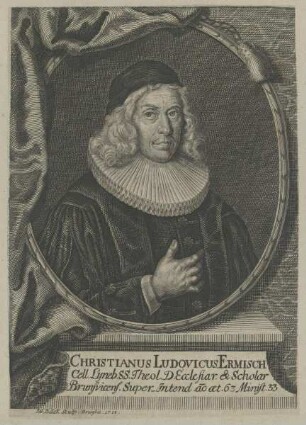 Bildnis des Christianus Ludovicus Ermisch