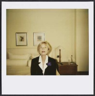 Barbara Siebeck in der Suite 414 des Hamburger Hotels Hyatt