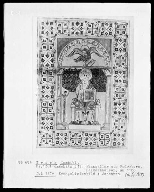 Evangeliar: Der Evangelist Johannes