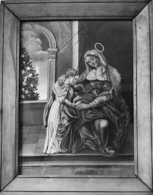 Die heilige Anna lehrt Maria das Lesen