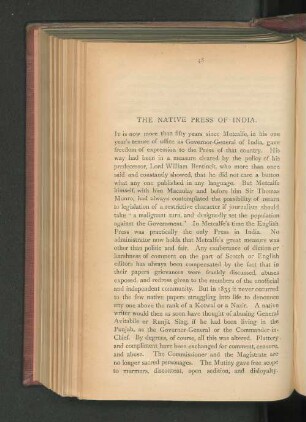 The Native Press of India.