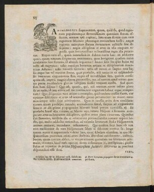 VI-XV, Animadverti saepenumero, quum, quid sit, quod ....