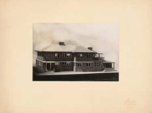 Landhaus Mendel, Berlin-Wannsee: Seitenansicht