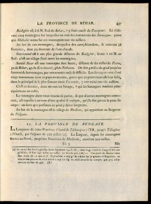 17. La Province De Bengale.