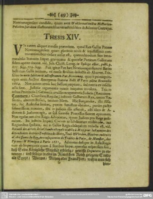 Thesis XIV.
