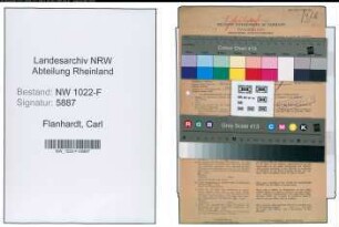 Entnazifizierung Carl Flanhardt , geb. 24.12.1920 (Schlosser)
