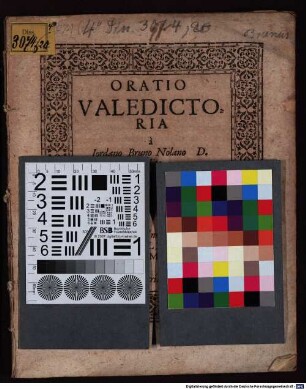 Oratio valedictoria : [de sapientia Dei]