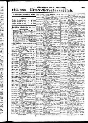 1445.Ausgabe. Montag, 7. Mai 1917
