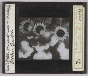 Emil Nolde: Sonnenblumen im Wind, 1926. Dresden, Gemäldegalerie