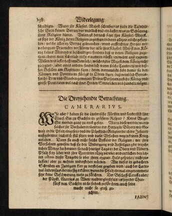 138-149, Die dreyzehendte Betrachtung