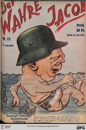 Nr. 15 (19. Juli 1930)