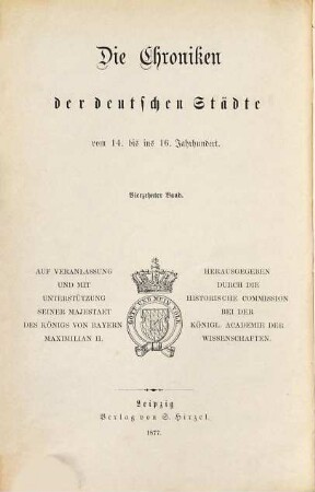 Die Chroniken der niederrheinischen Städte, 3. Cronica van der hilliger stat von Coellen bis 1499, zweite Hälfte