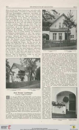 23: Zwei Bremer Landhäuser