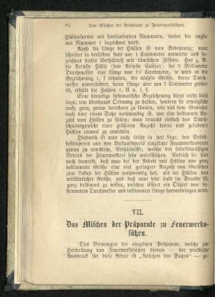 Das Mischen der Präparate zu Feuerwerkssätzen