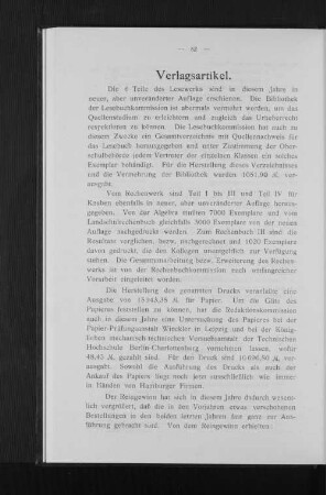 Verlagsartikel.