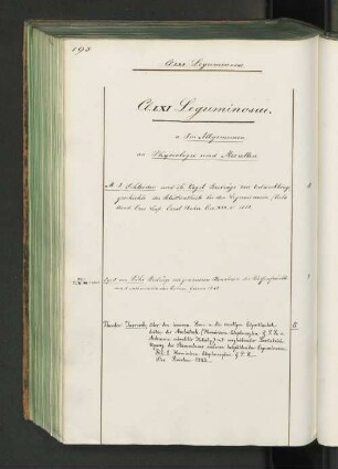 Cl. LXI Leguminosae.