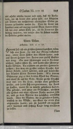 Vierte Vision Offenbar. XII. 1-17