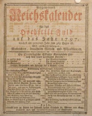Die Chronologische Ciklische Kennzeichen sind nach dem neuen vereinigten Kalender.