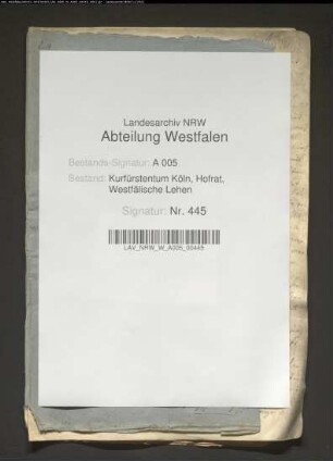 Belehnung des Max Friedrich von Schade zu Ahausen mit den Burglehen zu Eversberg und Bilstein, mit den dazu gehörigen Eigenleuten und mit dem Gut Bruchhausen (Gemeinde Kirchveischede)
