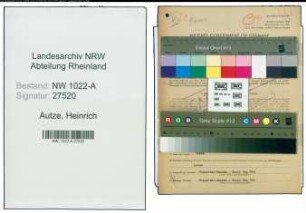 Entnazifizierung Heinrich Autze , geb. 24.01.1899 (Hotelier)