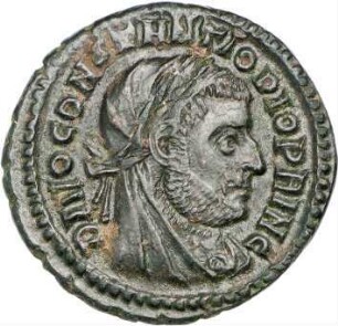 Münze, Follis, 317 - 318