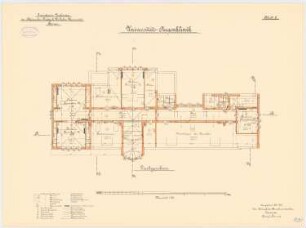Rheinische Friedrich-Wilhelms-Universität Bonn Augenklinik: Grundriss Dachgeschoss 1:100