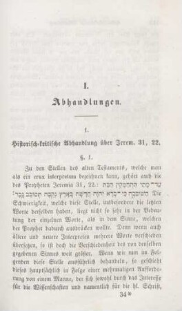 509-563 Historisch-kritische Abhandlung über Jerem. 31,22