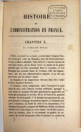 Histoire de l'administration en France et des progrès du pouvoir royal, depuis le règne de Philippe-Auguste jusqu'à la mort de Louis XIV, 2