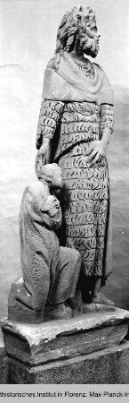 Madonna, Evangelist Johannes und Johannes der Täufer mit Stifter : Johannes der Täufer mit Stifter