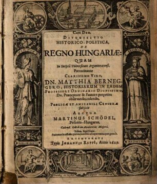 Disquisitio Historico-Politica, De Regno Hungariae