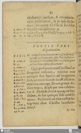 tertia pars: de gratitudine