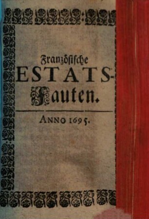 Französische Estats-Fauten