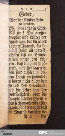 Kinder-Gebete.