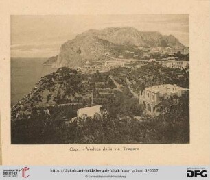 Capri - Veduta dalla via Tragara
