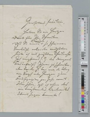 Brief an Marie Rückert