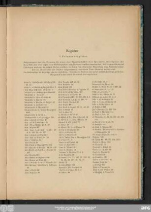 1. Personenregister