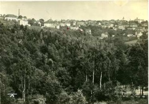 Rabenau. Ortsansicht von Südosten über das Ölsabach-Tal