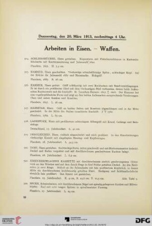 Donnerstag, nachmittags 4 Uhr (Nr. 514-605)